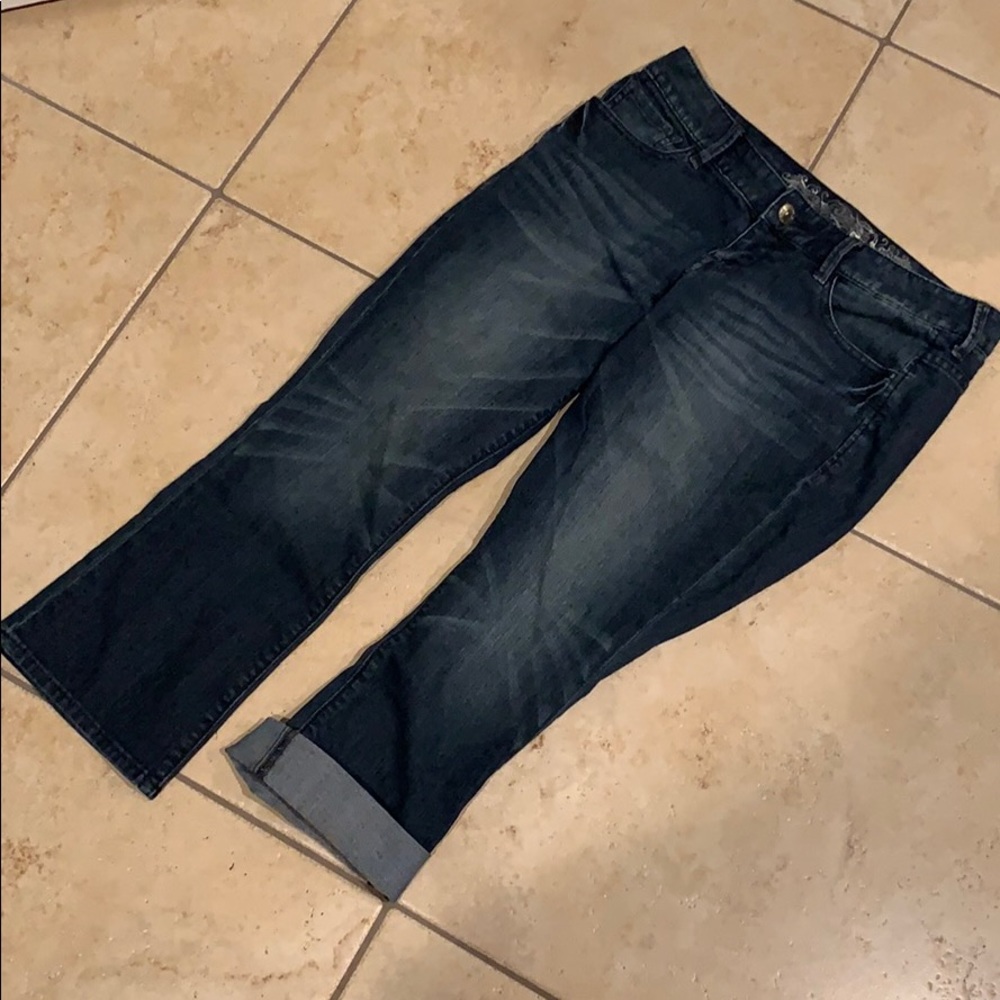 Express cropped jeans